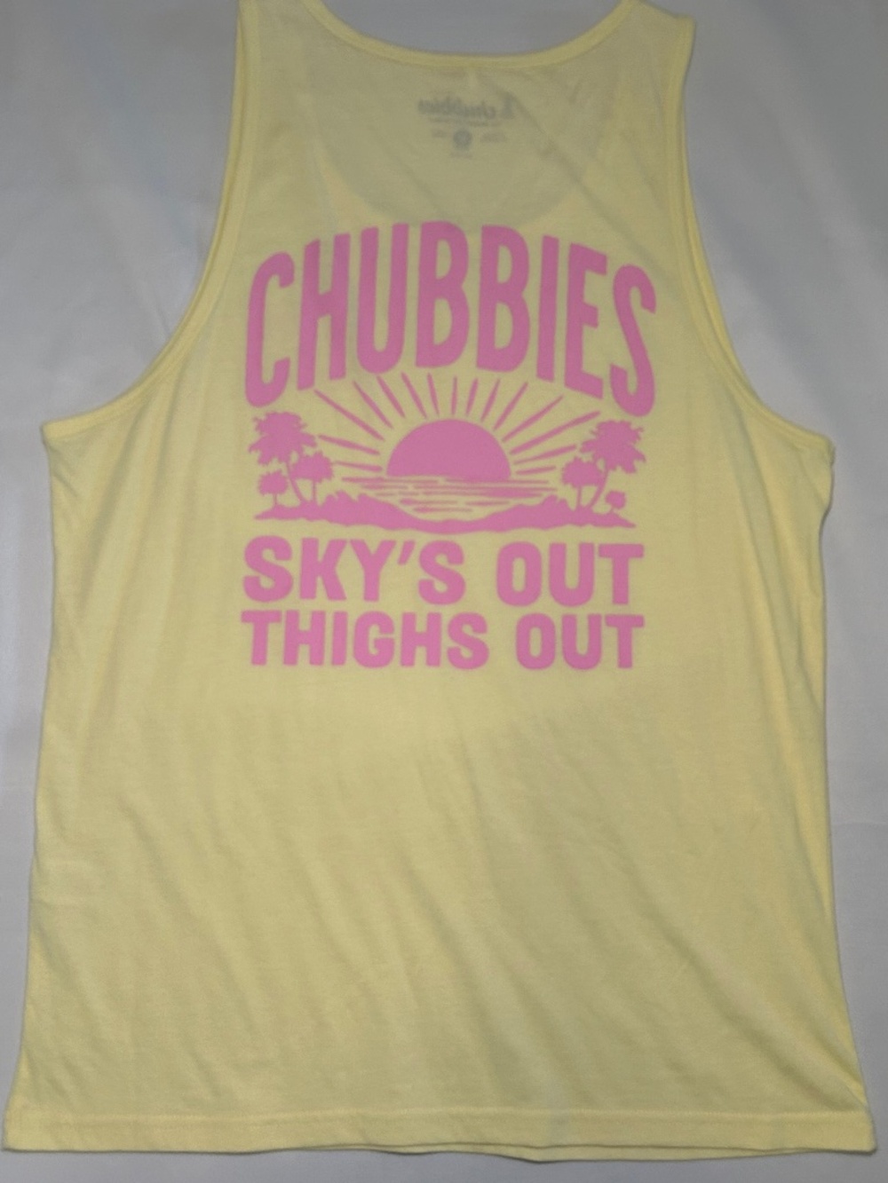 Chubbies Tank Top - size medium